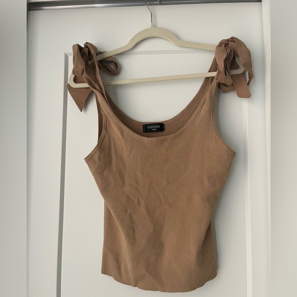 Shoulder Tie Tank Top